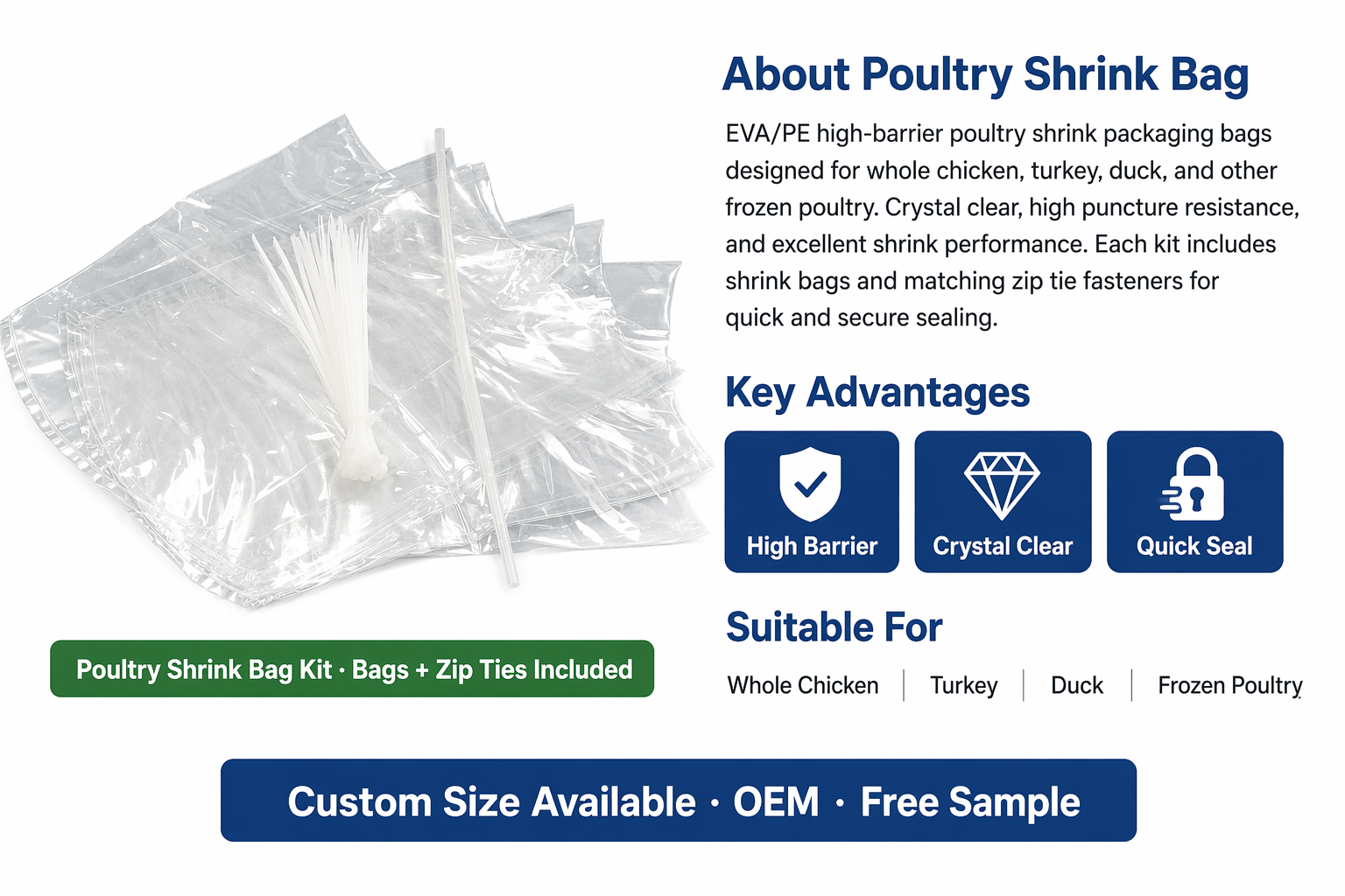 poultry shrink bag