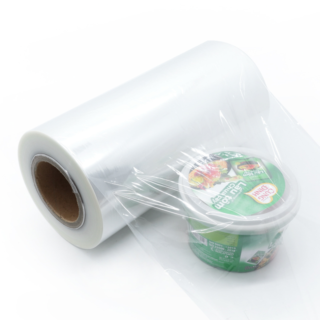10-30um Transparent Good Quality Plastic POF Polyolefin Heat Shrinkable Film for Cup Noodles Packaging