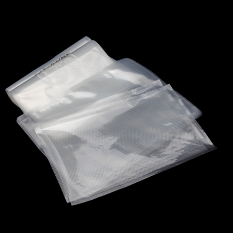 Barrier Packaging Clear 3 Side Sealing Seal Pouch Transparent embossed Vacuum Food Heat Seal Bag