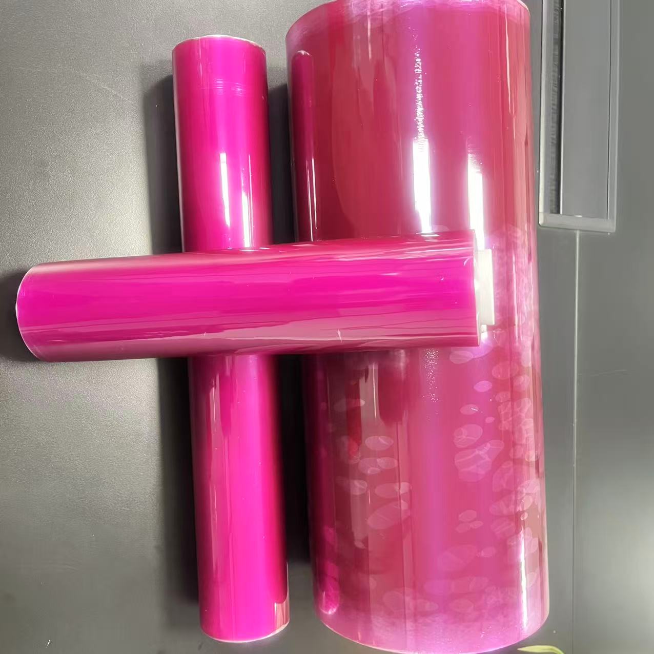 Food Grade Purple Color Cling Wrap Film Keep Fresh PVC Plastic Wrap Roll for Food Wrap Jumbo Roll