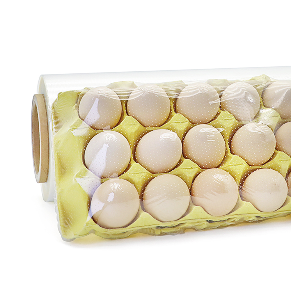 High Quality Micro-Perforated POF Polyolefin Heat Shrink Film with Hot Perforation for Egg Bread Packaging