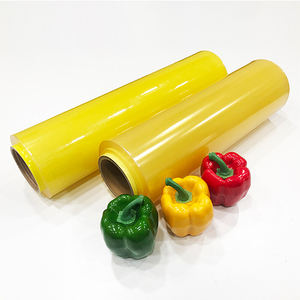wholesale width 45cm best fresh pvc cling film roll food grade plastic wrap manufacturer