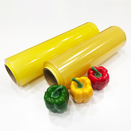 wholesale width 45cm best fresh pvc cling film roll food grade plastic wrap manufacturer