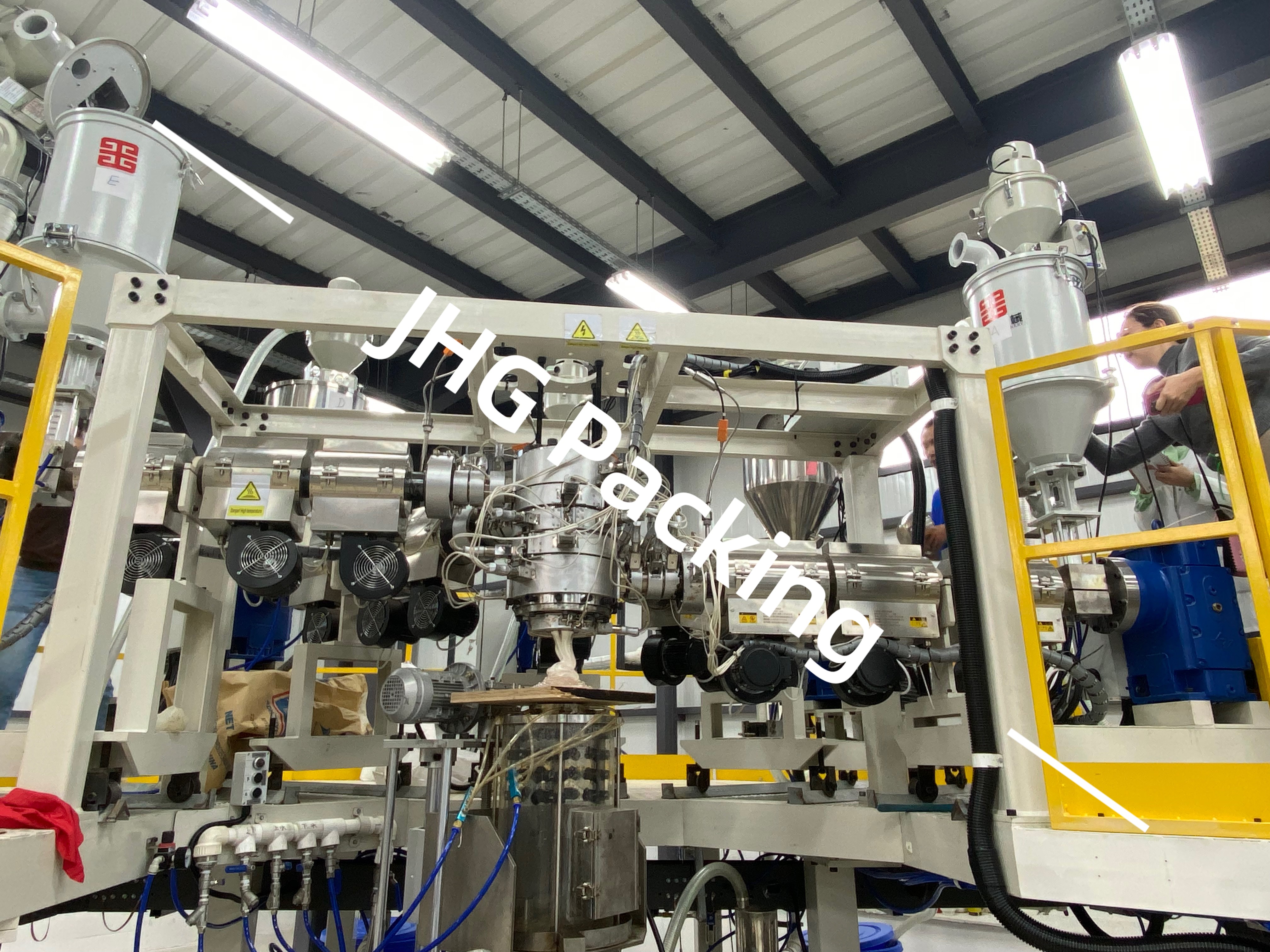 Customizable 3-5 Layers Multi-Layer Co-Extruded Plastic Sausage Casing Extrusion Line