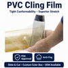 12 Inch Width PVC Food Cling Film, Fresh‑Keeping Stretch Wrap Film For Food Packaging