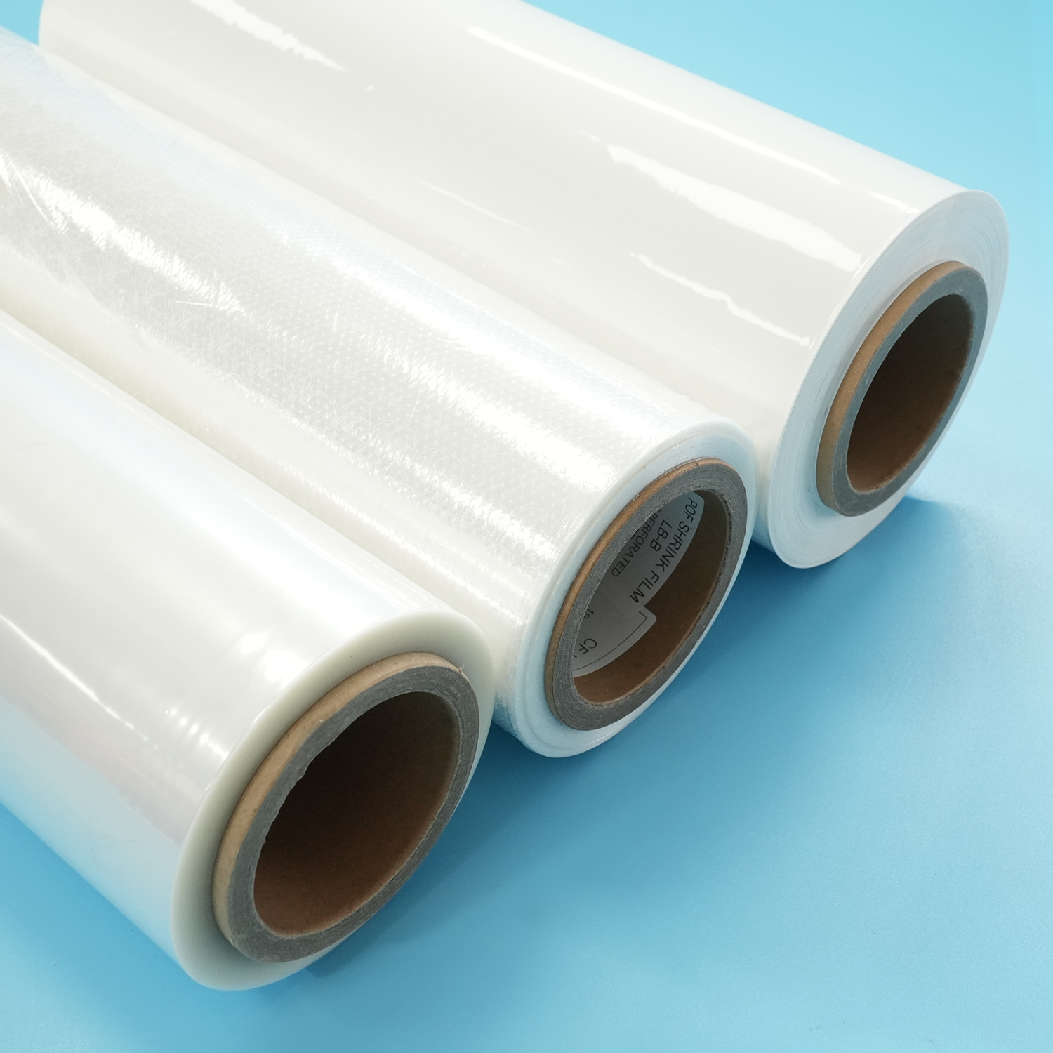 Custom Printed Food Grade Crosslinked Polyolefin Heat Shrink Wrapping Film, Flexible Transparent POF Shrink Film with Strong Shrinkage for Food, Drink And General Product Outer Packaging