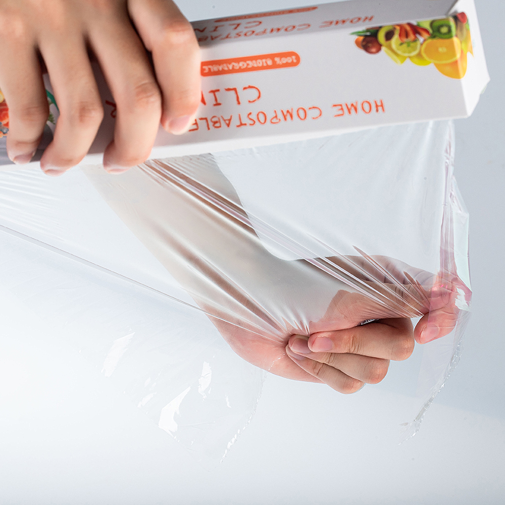 Compostable PLA/PBAT Cling Wrap Application