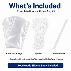 Food Grade frozen Poultry 10*16 Inch Chicken Packaging Shrink Bags
