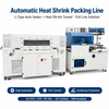 L-Bar Sealer Automatic Heat Shrink Wrap Machine for POF PVC Plastic Film Packaging