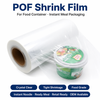 Center Folded Polyolefin Heat Shrink Film for Food Packaging High Transparent POF Shrink Wrapping Film