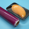 Purple Color Soft Anti Fog PVC Food Stretch Film Cling Film Jumbo Roll for Food Packaging