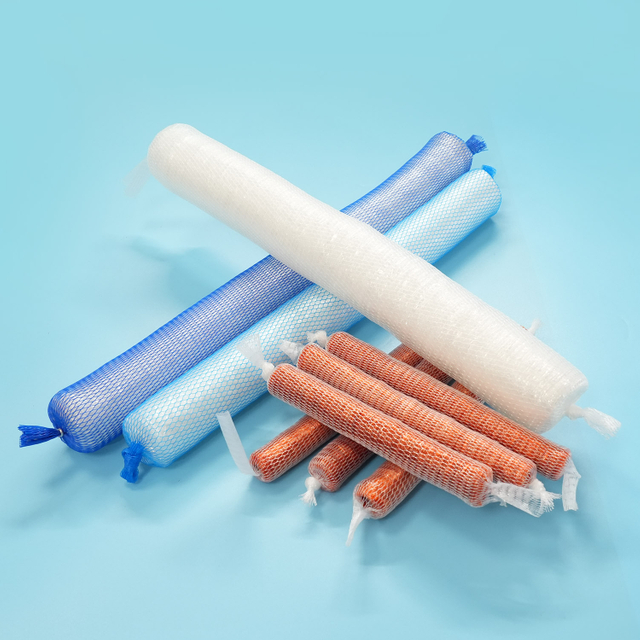 Easy Peel Shirred Nylon Sausage Casing Durable Food Grade Plastic Sausage Film