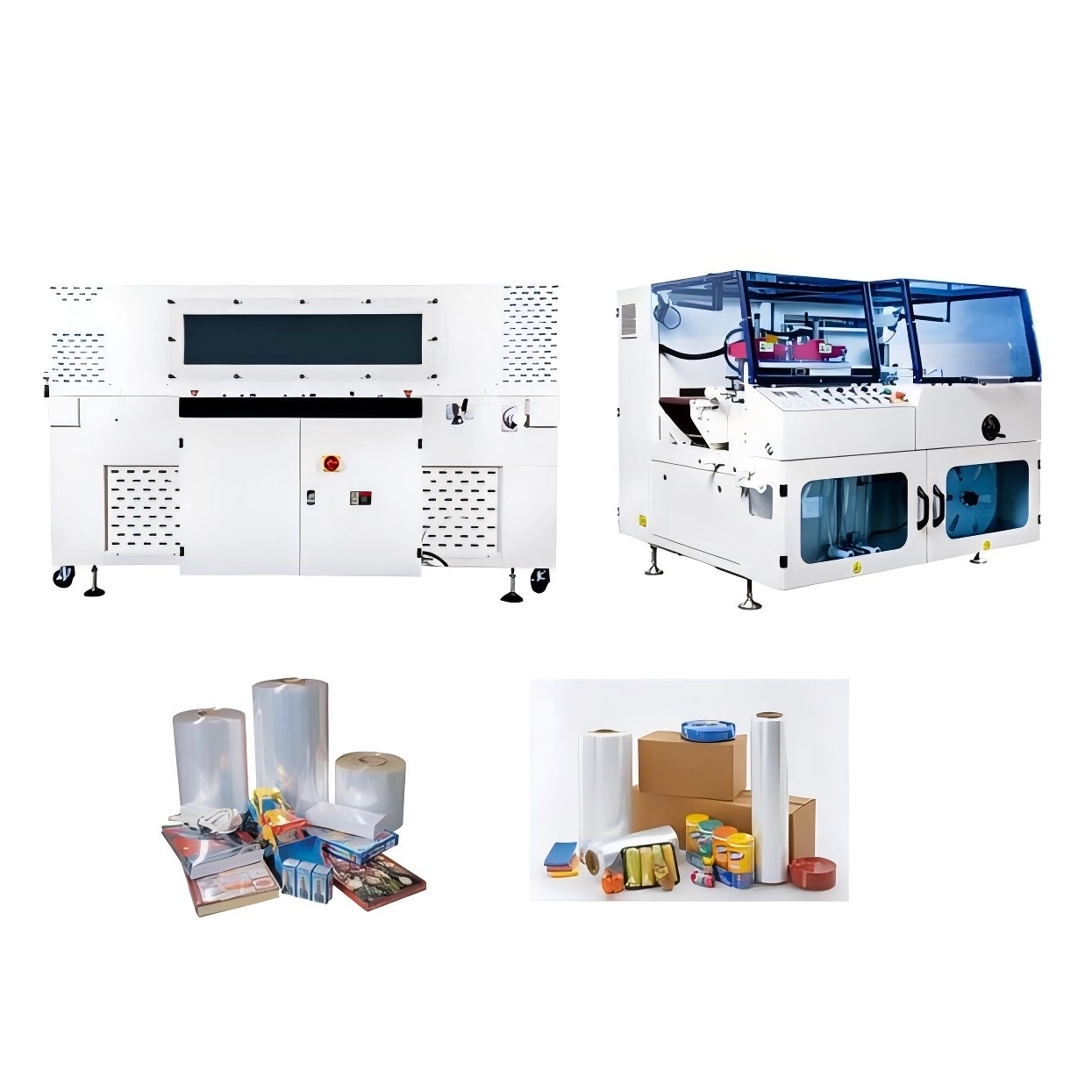 Automatic High Speed L801 High Performance Shrink Wrapping Machine | Cup Noodles Film Sealing Packaging Machine With Heat Shrink Tunnel